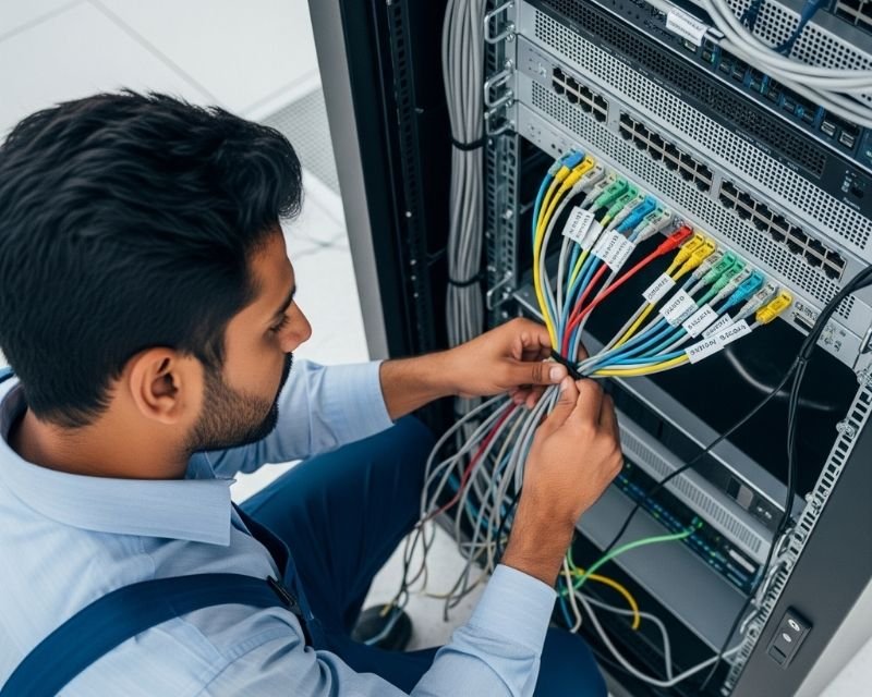 it infrastructure cabling works tab